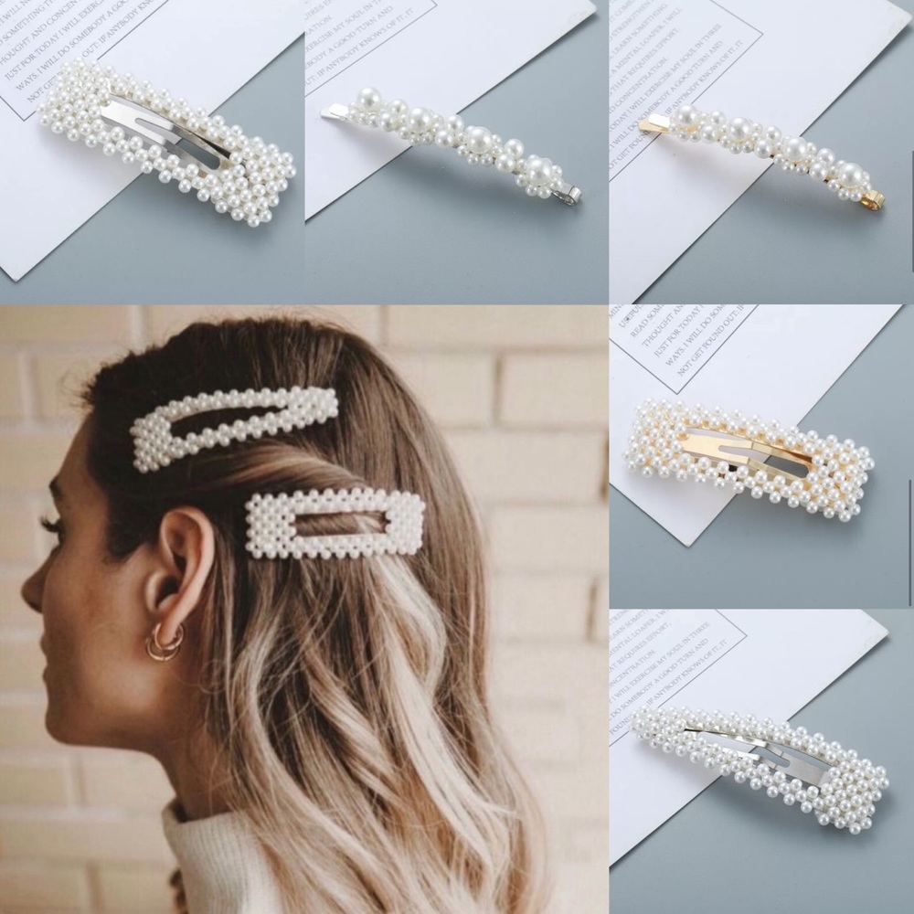 Trendy Large Synthetic Pearl Hair Clip/Pins